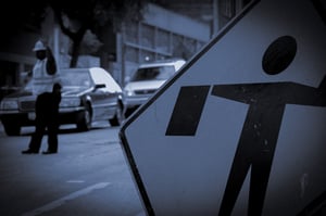 Traffic control in progress