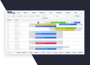 Scheduling & Dispatch - Equipment Chart View_VisD-B